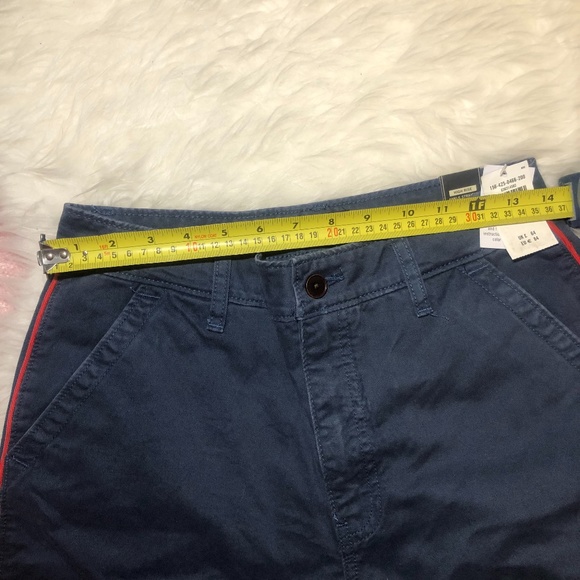 A&F High Rise navy pants 28/6 ankle straight - Picture 6 of 11